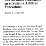 Las medidas cautelares en el sistema arbitral venezolano