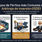 Tipos de peritajes - peritos más comunes en el arbitraje de inversión (ISDS / inversor-Estado)