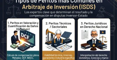 Tipos de peritajes - peritos más comunes en el arbitraje de inversión (ISDS / inversor-Estado)